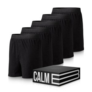 Calm B Luźne bokserki czarne 5-pack Velikost: XL